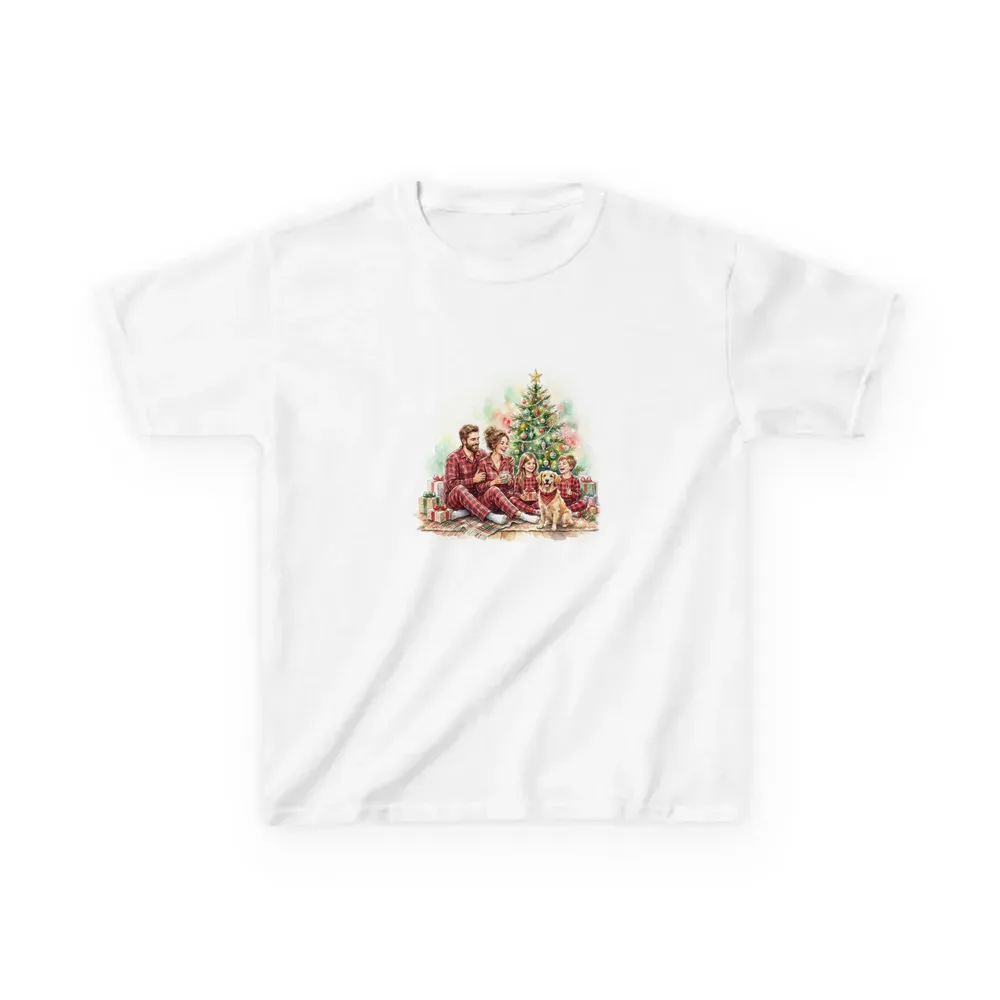 Kids Tee printed with a custom illustration