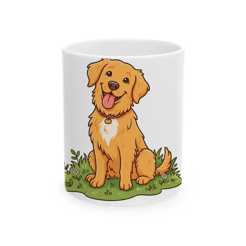Ceramic Mug printed with a custom illustration