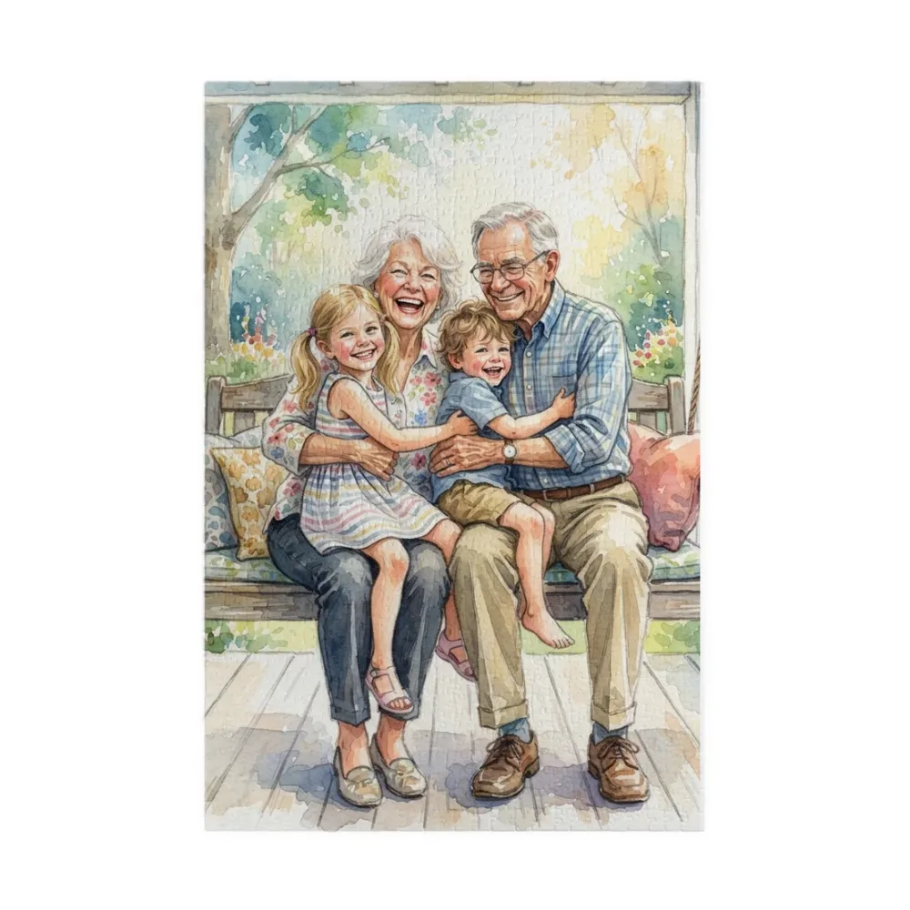 Jigsaw Puzzle printed with a custom illustration