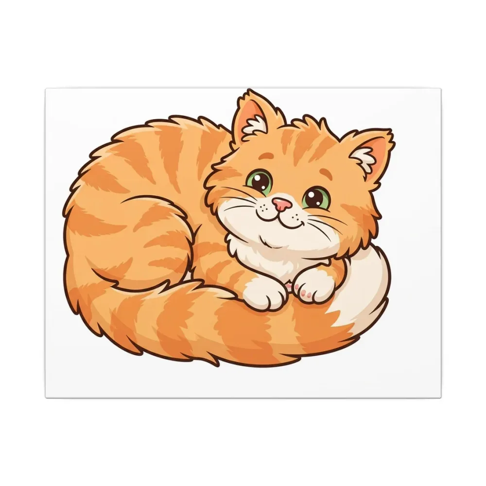 Canvas Print printed with a custom illustration