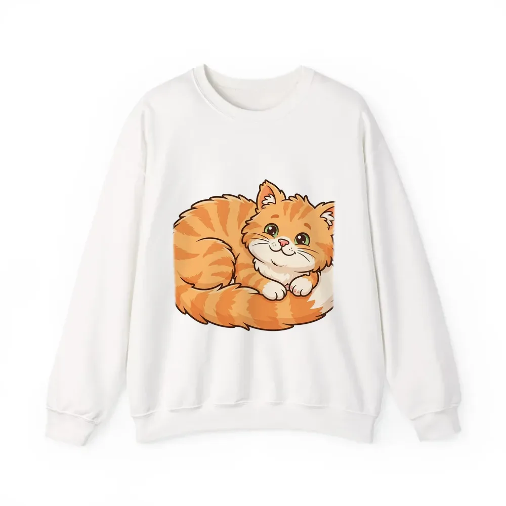 Crewneck Sweatshirt printed with a custom illustration