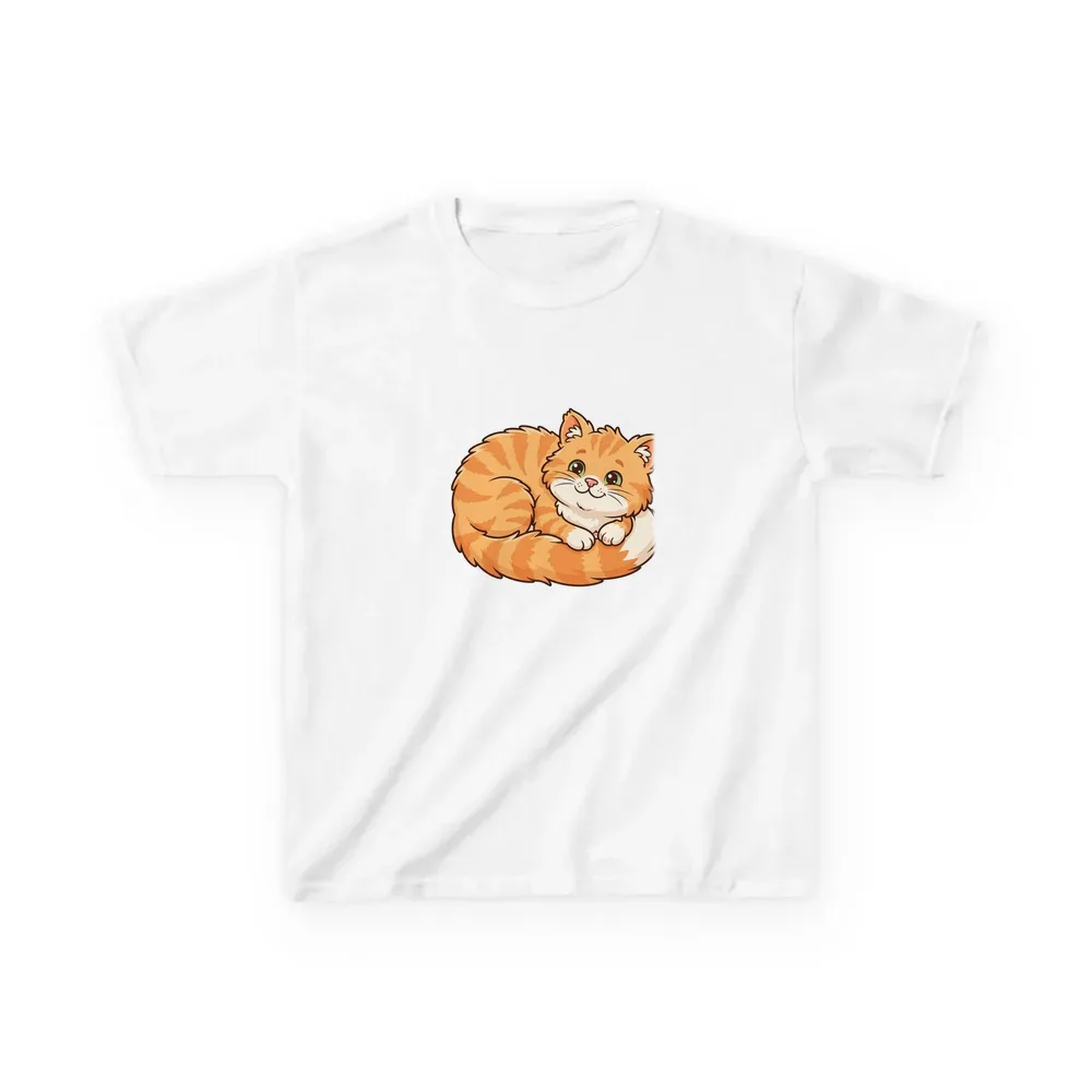 Kids Tee printed with a custom illustration