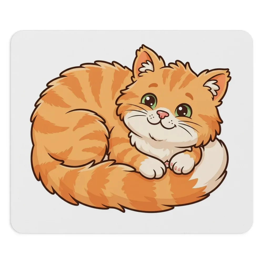 Mouse Pad printed with a custom illustration