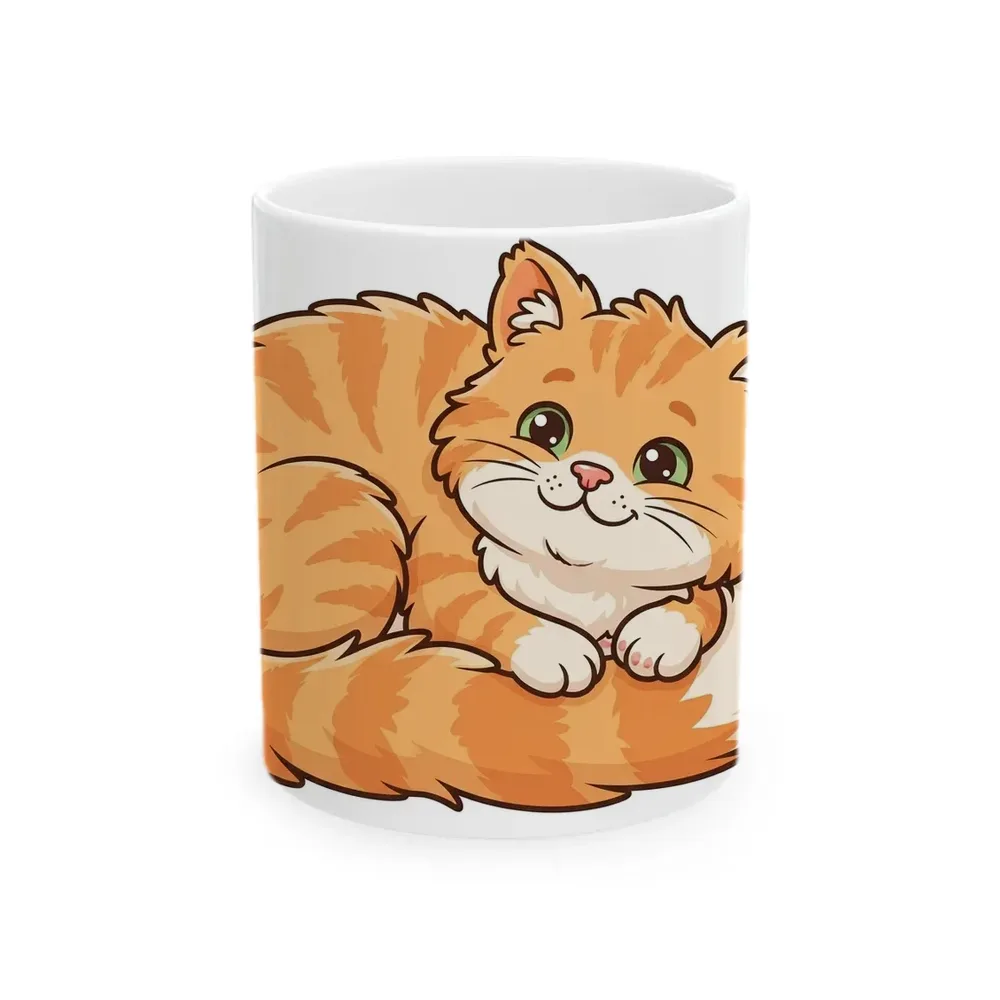 Ceramic Mug printed with a custom illustration