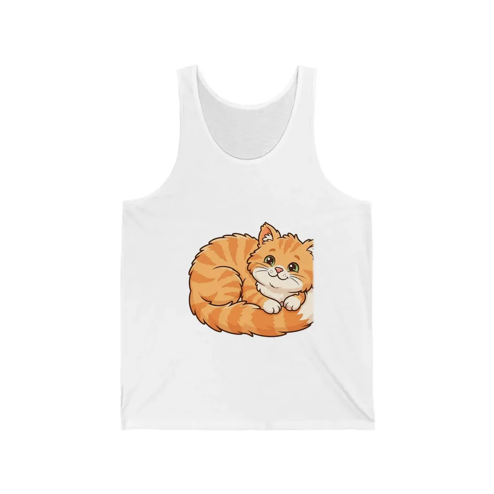 Tank Top printed with a custom illustration