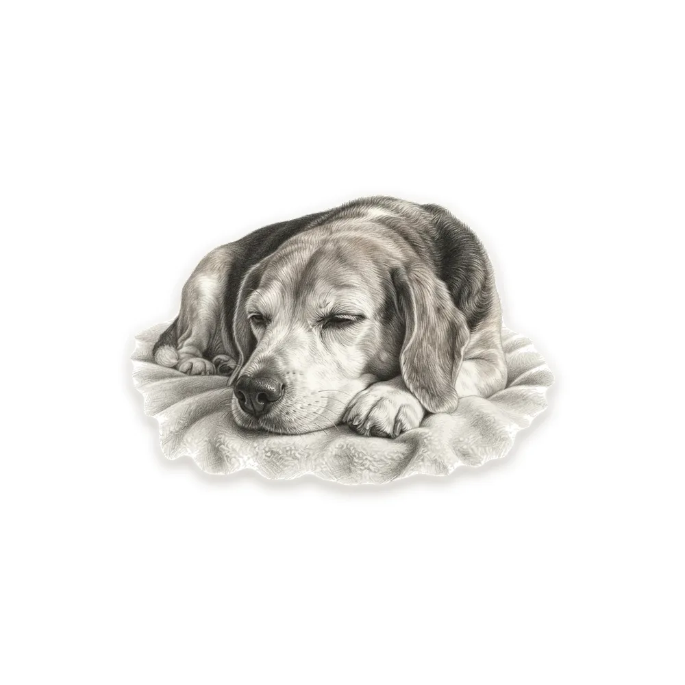 Die-Cut Magnet printed with a custom illustration