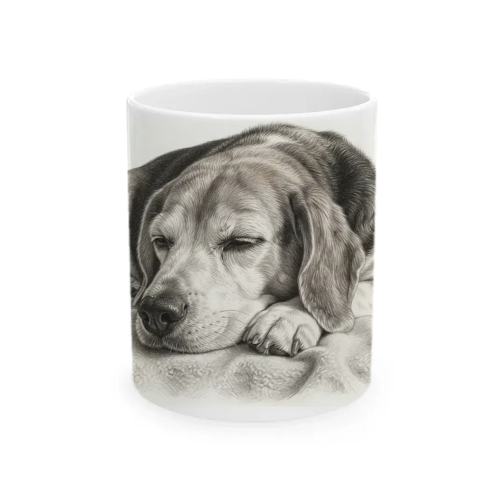 Ceramic Mug printed with a custom illustration