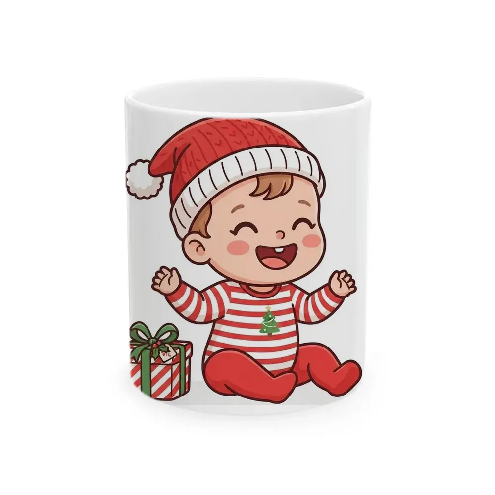 Ceramic Mug printed with a custom illustration