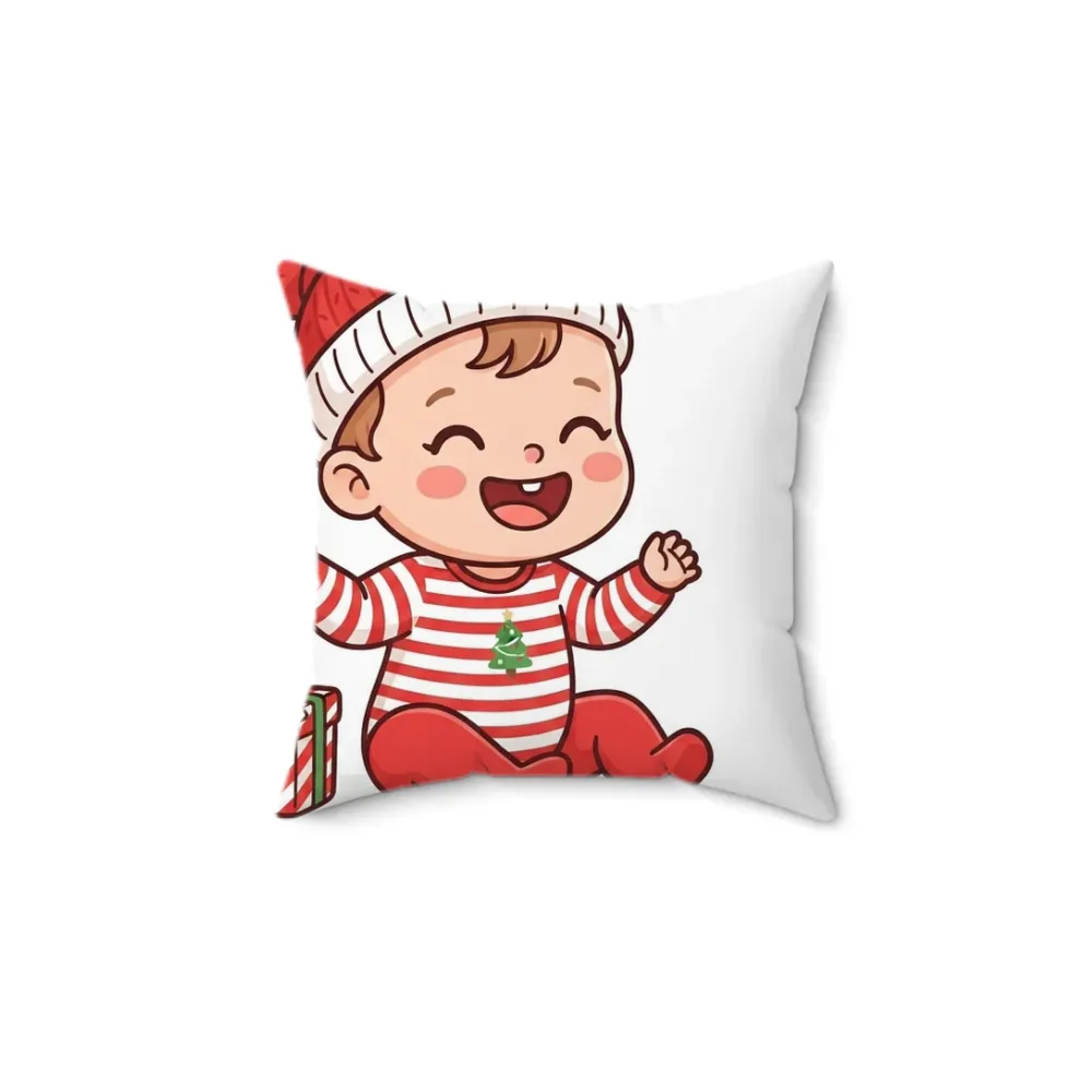 Square Pillow printed with a custom illustration