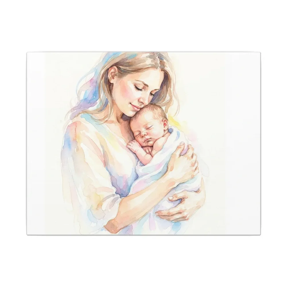 Canvas Print printed with a custom illustration