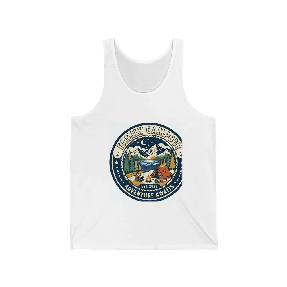 Tank Top printed with a custom illustration