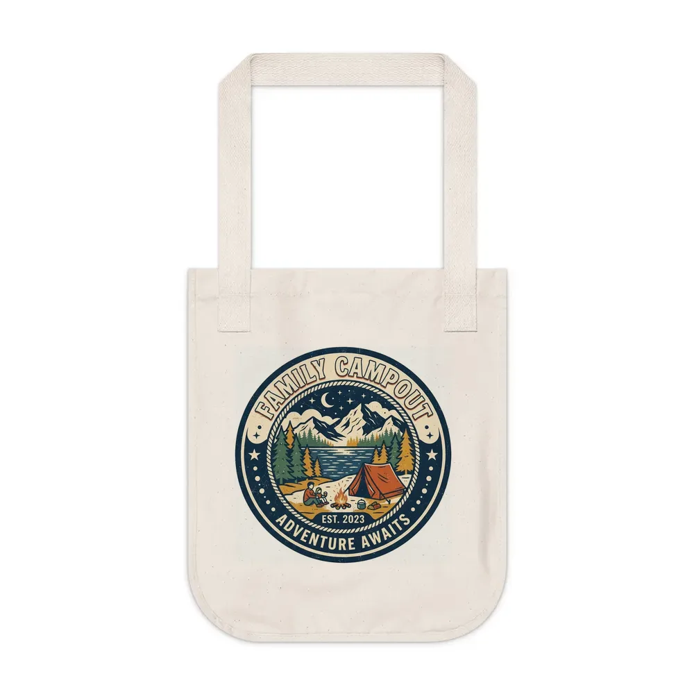 Canvas Tote printed with a custom illustration